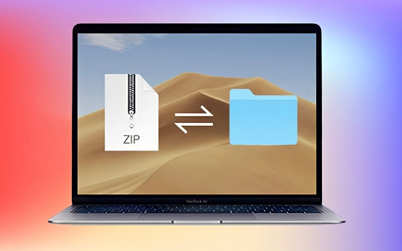 giải nén file trên MacBook