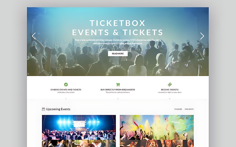 Các tính năng nổi bật của TicketBox – Event Tickets WordPress Theme