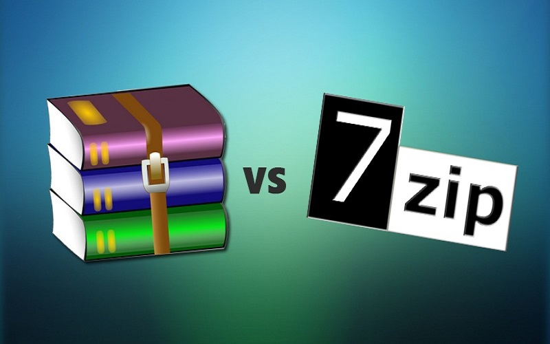 so sánh winrar và 7zip