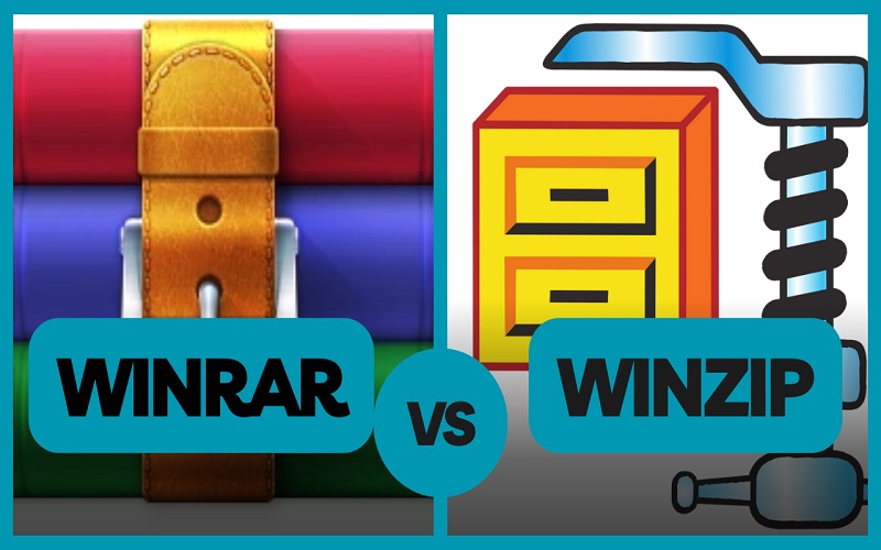 so sánh winrar và winzip